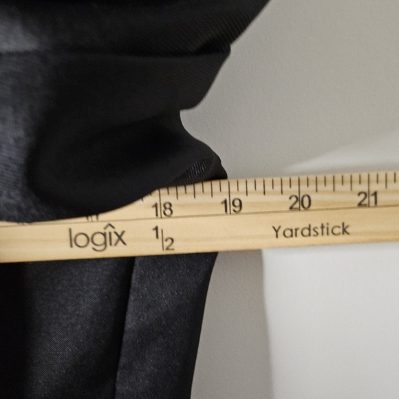 Unisex Classic Black Womens Mens One Button Closer Polyester Blazer Size Large - Picture 7 of 9